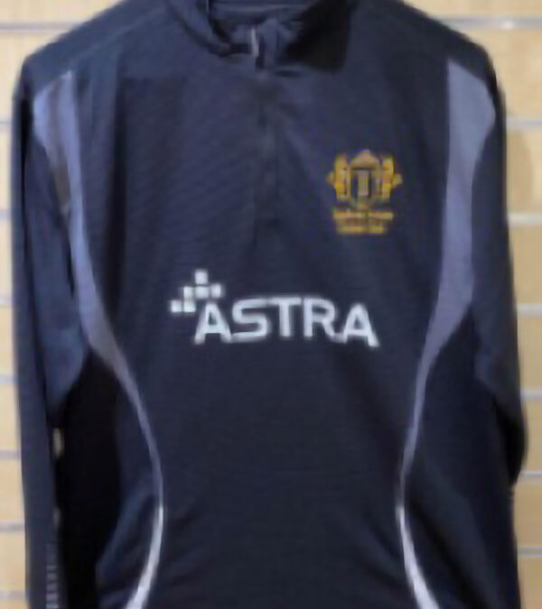 Astra Sponsored Cricket Team show off new shirts as they play at international ground for the first time