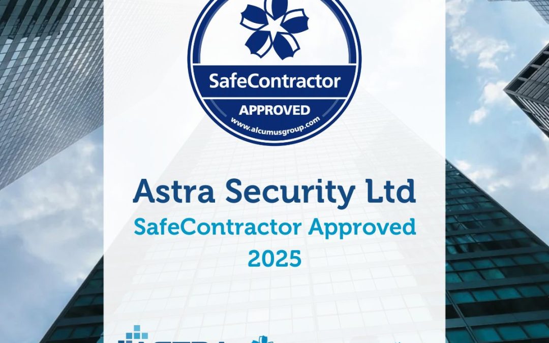 Astra achieve SafeContractor accreditation again for 2025!