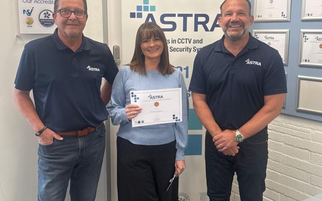 Team Member, Sharon, celebrates 15 years service at Astra!